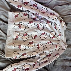 Hello Kitty Pink and Gray Top